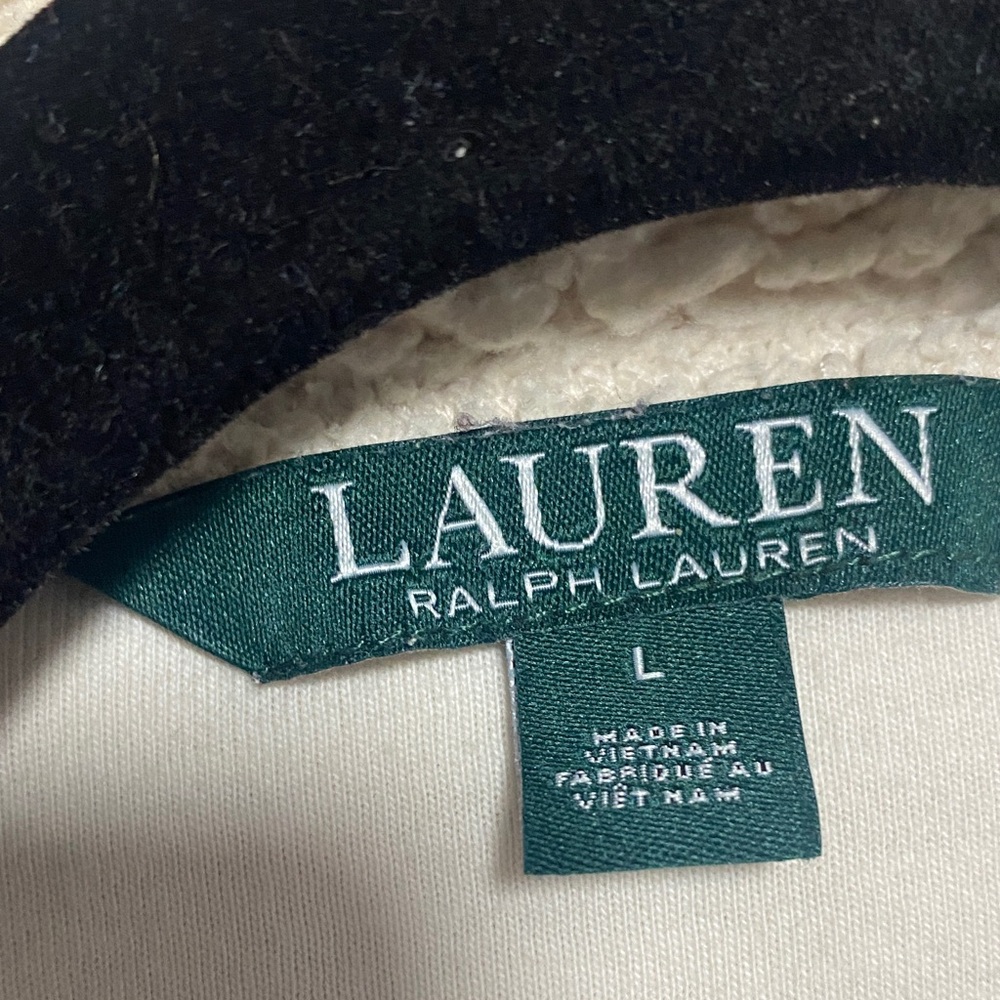 Ralph Lauren Beige Sherpa Sweater - Picture 4 of 7